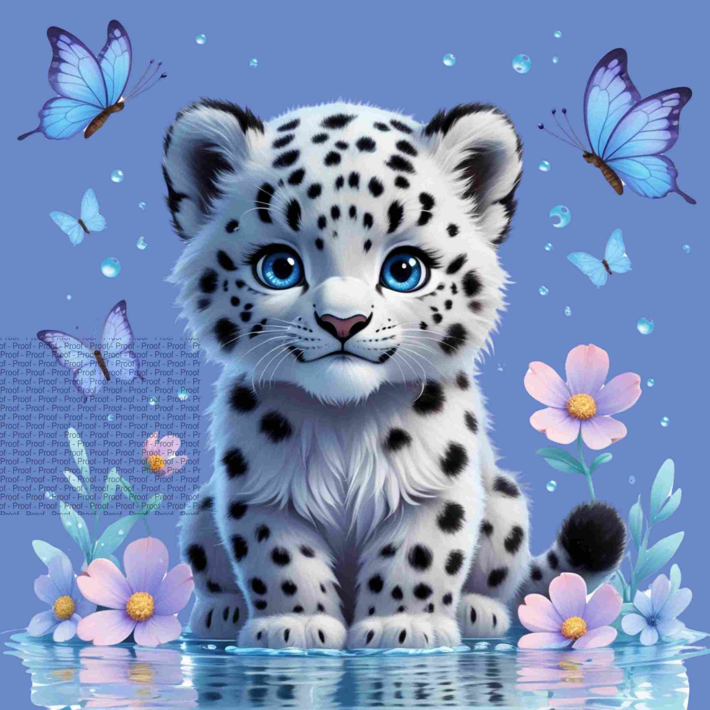 Adorable Baby Snow Leopard PNG Bundle | Transparent Sublimation Clipart for T-Shirts, Mugs, Wall Art & More | High-Res Animal Files Digital File Style-Junction Custom Designs & Prints