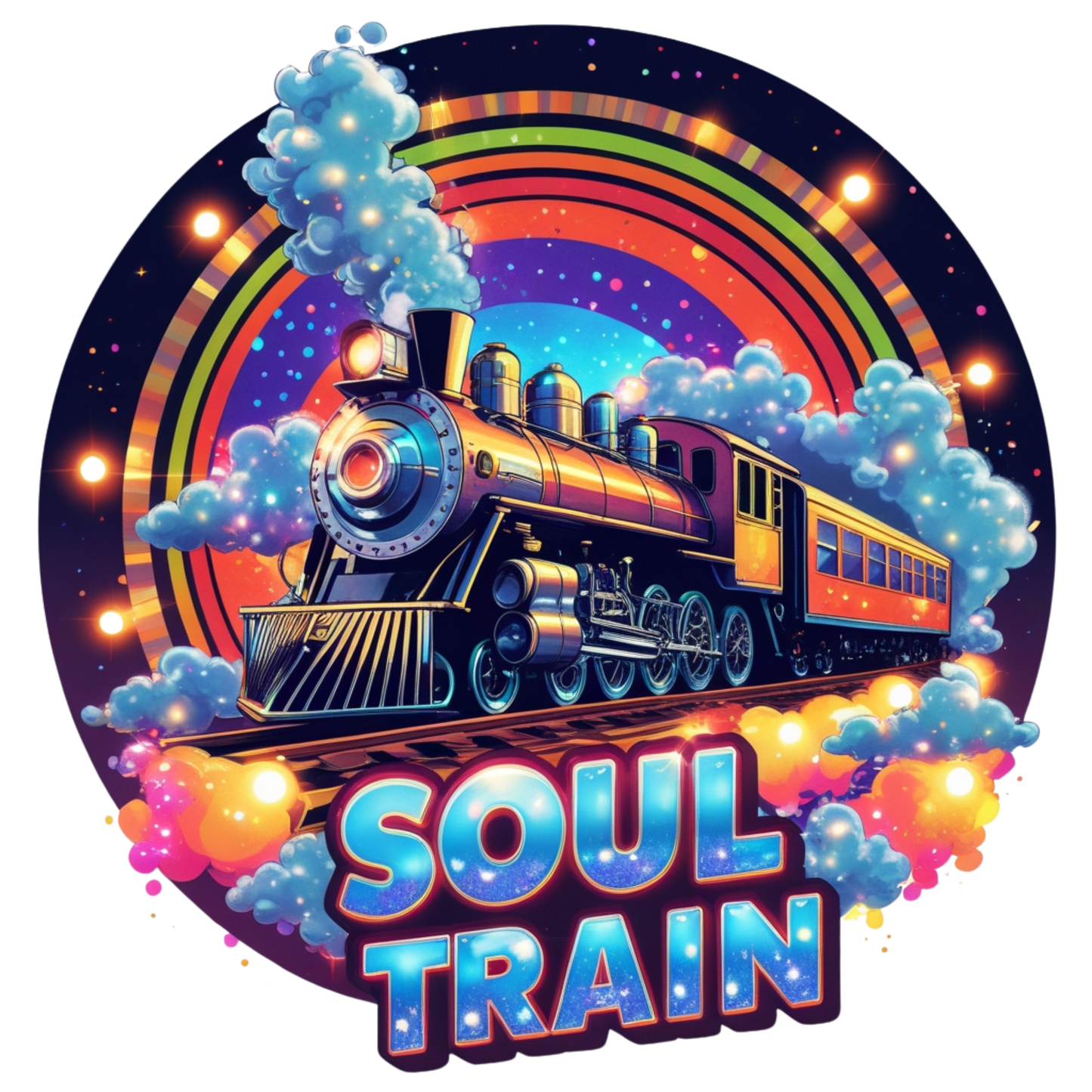 Retro Disco Soul Train Design – DTF Heat Transfers #3 DTF Transfers Style Junction – Custom Digital Designs & Apparel