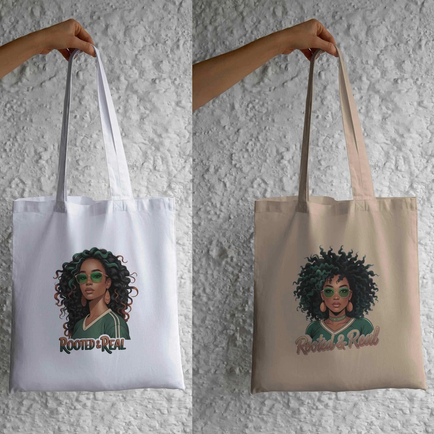Rooted & Real Afro Soul Sister PNG Bundle | 5 High-Res Transparent Sublimation Clipart Files for T-Shirts, Hoodies, Mugs, Wall Art More Digital File Style-Junction Custom Designs & Prints