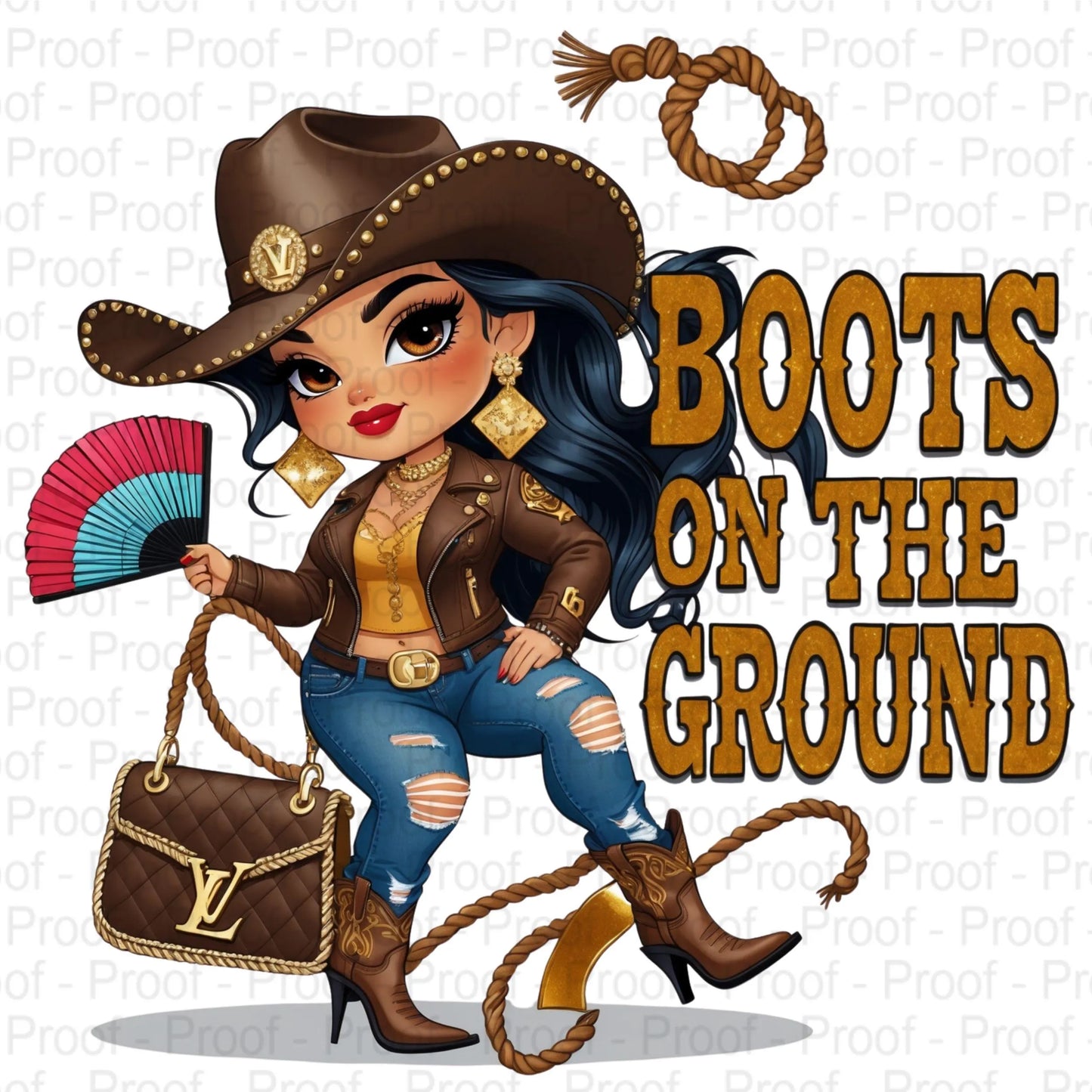 Boots on the Ground Curvy Cowgirl Clipart PNG Bundle | High-Res Fashion Western Diva Art for Sublimation, Shirts, Tumblers & More Digital File Style-Junction Custom Designs & Prints