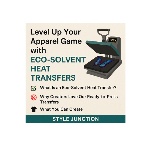 Level Up Your Apparel Game with Eco-Solvent Heat Transfers