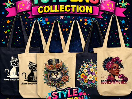 Collection image for: Custom Design Art Tote Bags — Premium Carry for Every Style