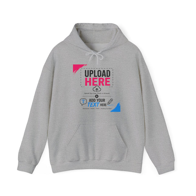 Design Your Own Custom Hoodie | Upload Your Photo, Logo & Text