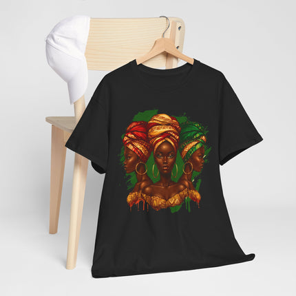 Afrocentric Headwrap Art T-Shirt