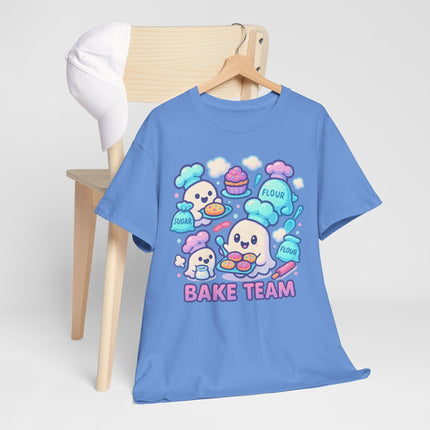 Ghost Bake Team T-Shirt — Cute Pastel Baking Crew Tee