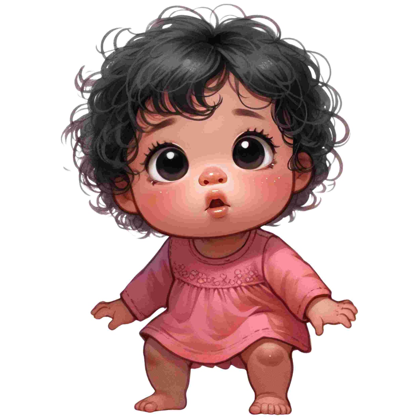 Little Miss Attitude Baby Girl Designs-DTF Heat Transfers