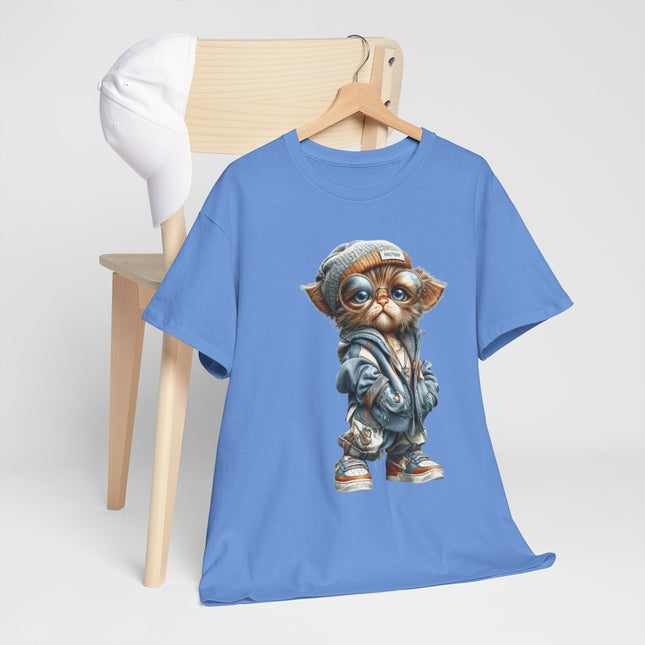 Cute Streetwear Cat Tee – Cool Cat Graphic T-Shirt