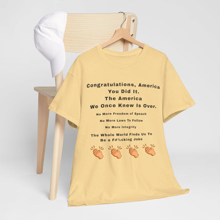 Congratulations, America Unisex Heavy Cotton Tee