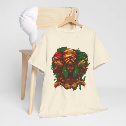 Afrocentric Headwrap Art T-Shirt