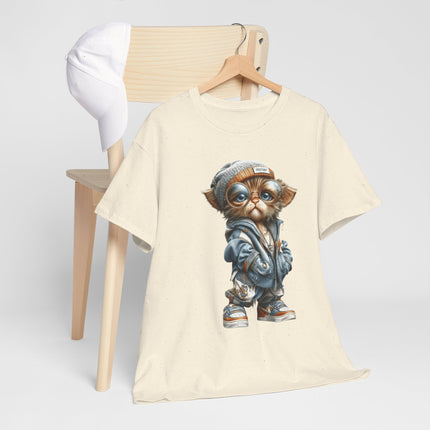 Cute Streetwear Cat Tee – Cool Cat Graphic T-Shirt