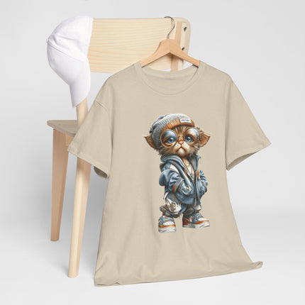 Cute Streetwear Cat Tee – Cool Cat Graphic T-Shirt