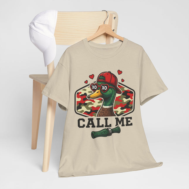 Call Me Duck Graphic Tee — Camouflage Love Design