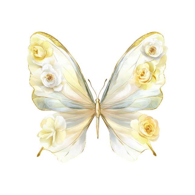 Fantasy Floral Butterfly #11 Eco Solvent Heat Transfers & Ready to Press Eco Solvent Transfers Style Junction – Custom Digital Designs & Apparel