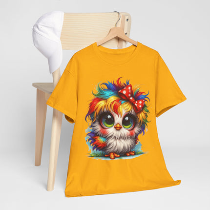 Cute Rainbow Owl T-Shirt — Colorful Baby Owl Tee