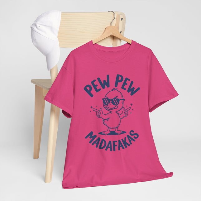 Pew -Pew Madafakas Unisex Heavy Cotton Tee