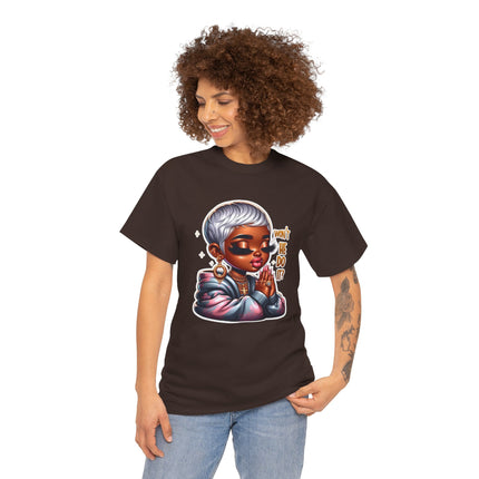 Praying Woman Illustration T-Shirt | "Won't He Do It?" Graphic Tee
