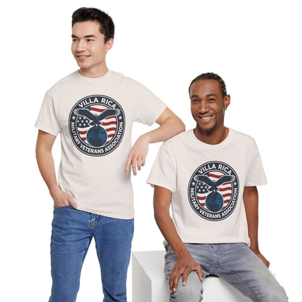 Villa Rica Military Veterans Association T-Shirt — American Flag Eagle Emblem