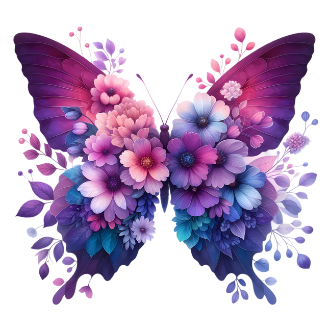 Butterfly Desires Eco Solvent or Sublimation Heat Transfer #12