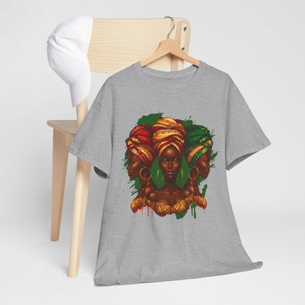 Afrocentric Headwrap Art T-Shirt