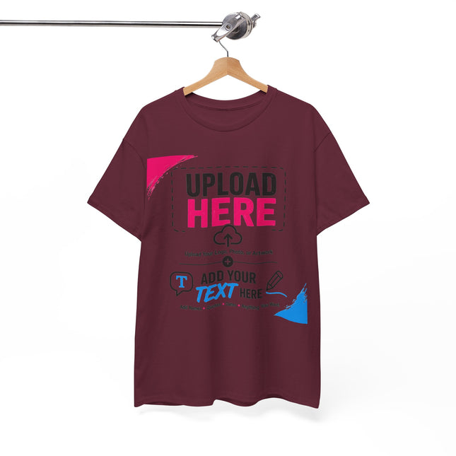 Design Your Own Custom T-Shirt | Upload Your Photo, Logo & Text