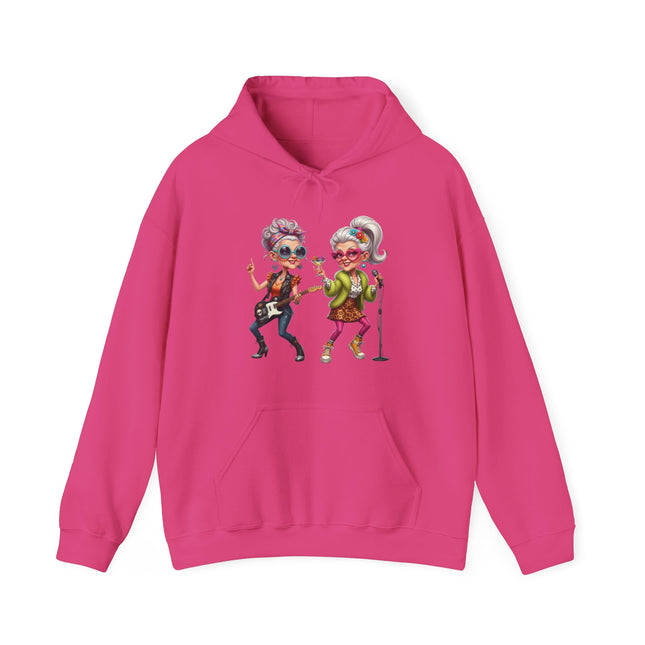 Grandma Rockers Hoodie — Funny Dancing Senior Ladies Graphic Sweatshirt
