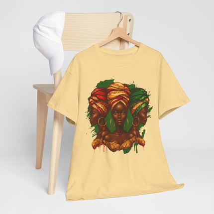 Afrocentric Headwrap Art T-Shirt