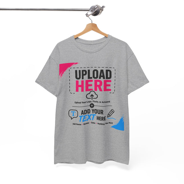 Design Your Own Custom T-Shirt | Upload Your Photo, Logo & Text