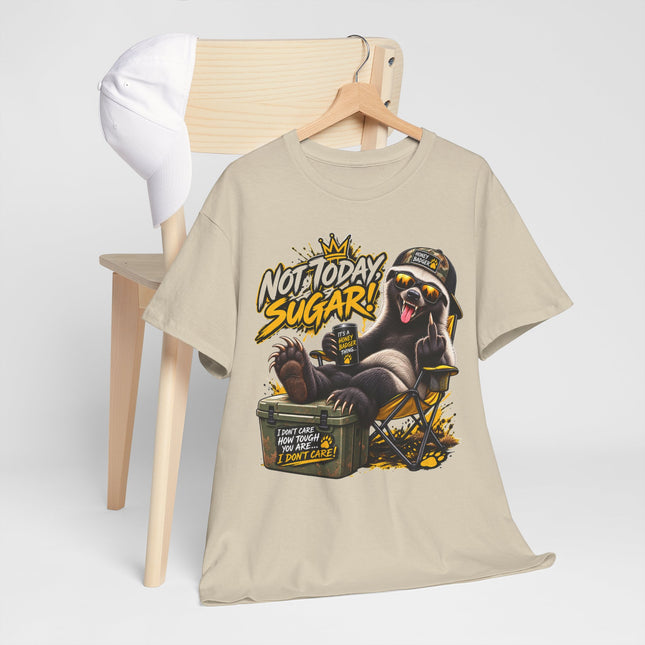 Graphic Tee — "Not Today Sugar!" Relaxing Pug Lounge T-Shirt