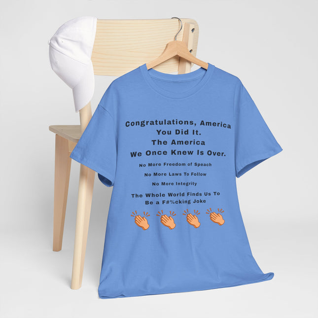 Congratulations, America Unisex Heavy Cotton Tee
