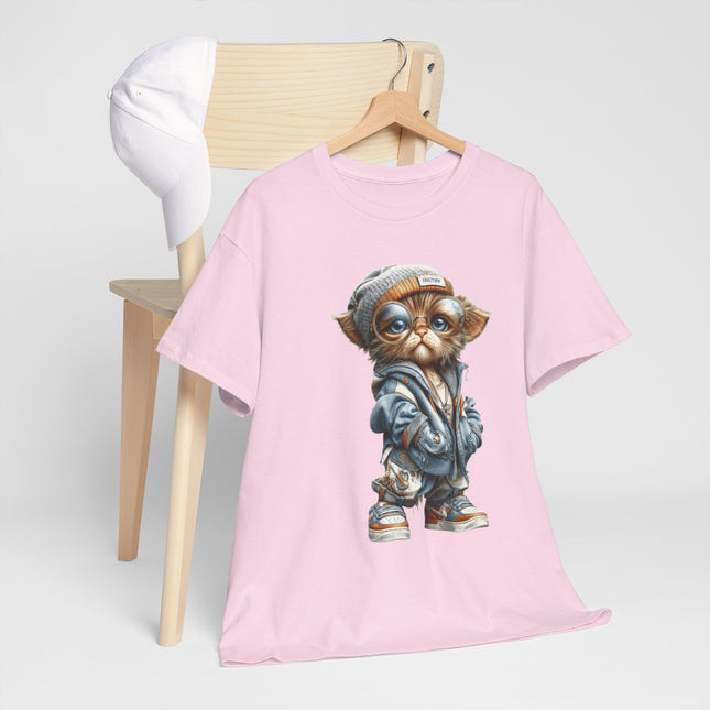 Cute Streetwear Cat Tee – Cool Cat Graphic T-Shirt