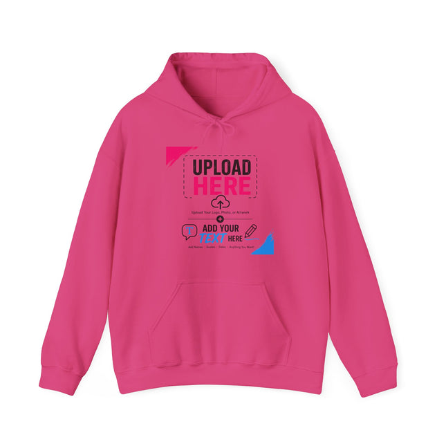 Design Your Own Custom Hoodie | Upload Your Photo, Logo & Text