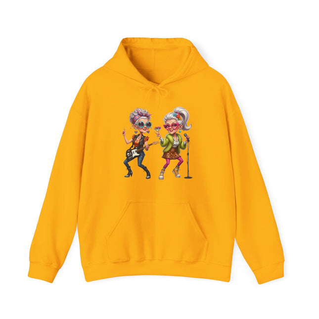 Grandma Rockers Hoodie — Funny Dancing Senior Ladies Graphic Sweatshirt