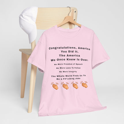 Congratulations, America Unisex Heavy Cotton Tee