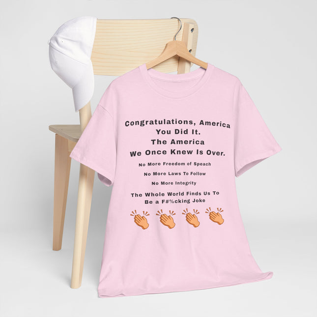 Congratulations, America Unisex Heavy Cotton Tee