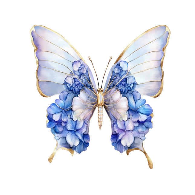 Fantasy Floral Butterfly #14 Eco Solvent Heat Transfers & Ready to Press Eco Solvent Transfers Style Junction – Custom Digital Designs & Apparel