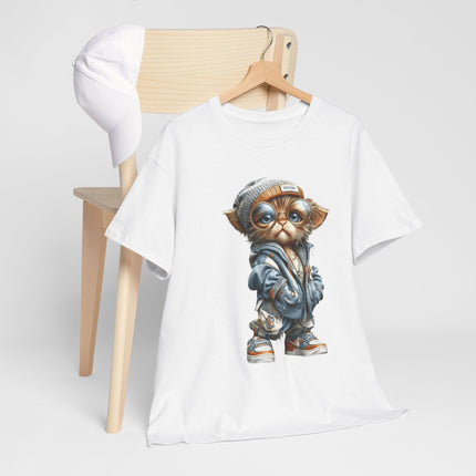 Cute Streetwear Cat Tee – Cool Cat Graphic T-Shirt