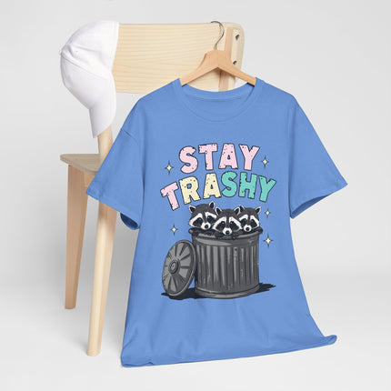 Stay Trashy Racoon Trio — Cute Trash Graphic Tee