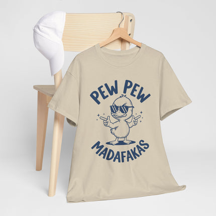 Pew -Pew Madafakas Unisex Heavy Cotton Tee