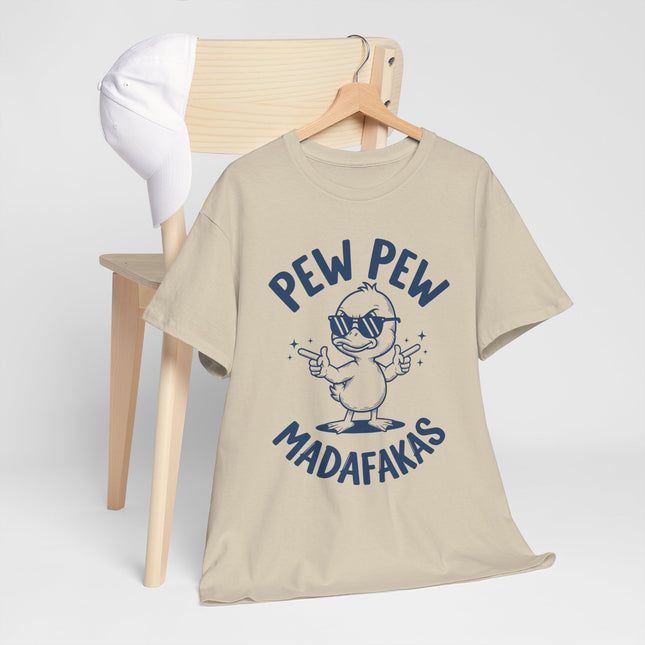 Pew -Pew Madafakas Unisex Heavy Cotton Tee