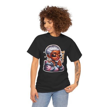 Praying Woman Illustration T-Shirt | "Won't He Do It?" Graphic Tee