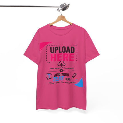 Design Your Own Custom T-Shirt | Upload Your Photo, Logo & Text