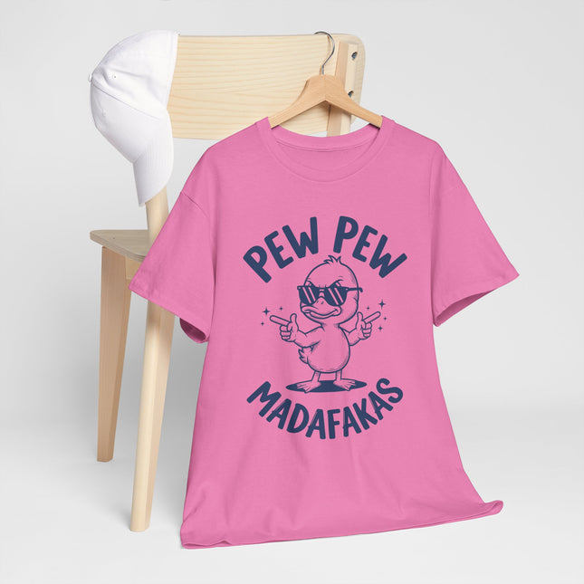 Pew -Pew Madafakas Unisex Heavy Cotton Tee