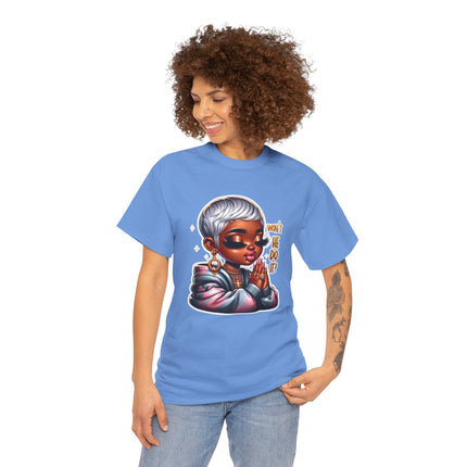 Praying Woman Illustration T-Shirt | "Won't He Do It?" Graphic Tee