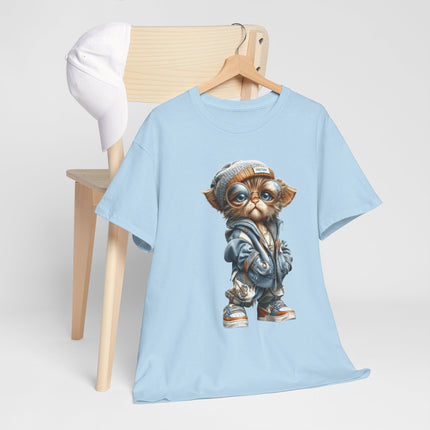 Cute Streetwear Cat Tee – Cool Cat Graphic T-Shirt