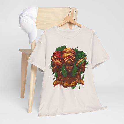 Afrocentric Headwrap Art T-Shirt