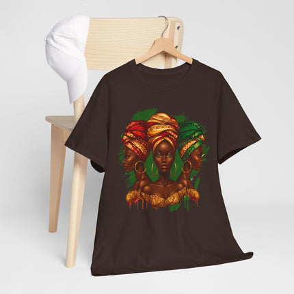 Afrocentric Headwrap Art T-Shirt