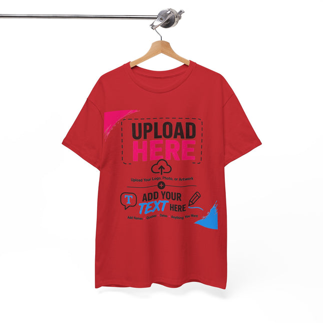 Design Your Own Custom T-Shirt | Upload Your Photo, Logo & Text