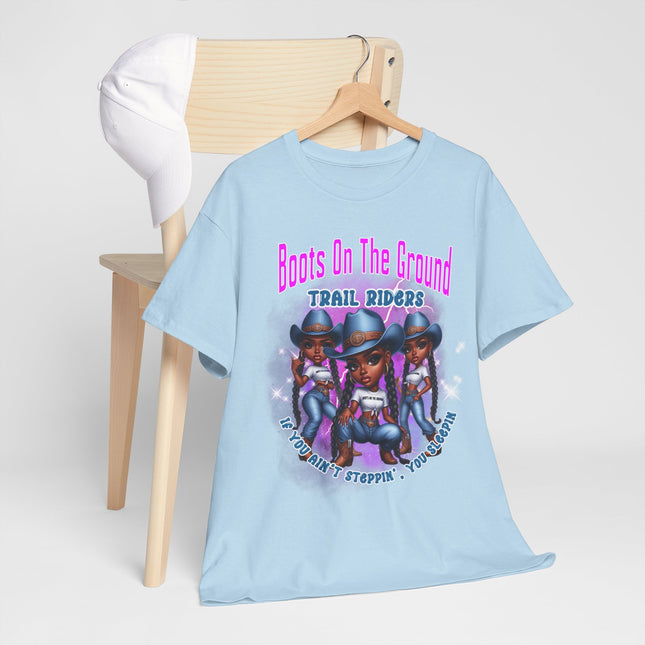 Boots On The Ground Trail Riders T-Shirt — Women Cowgirl Graphic Tee