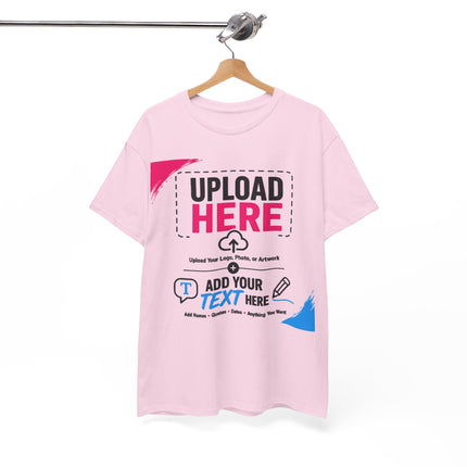 Design Your Own Custom T-Shirt | Upload Your Photo, Logo & Text