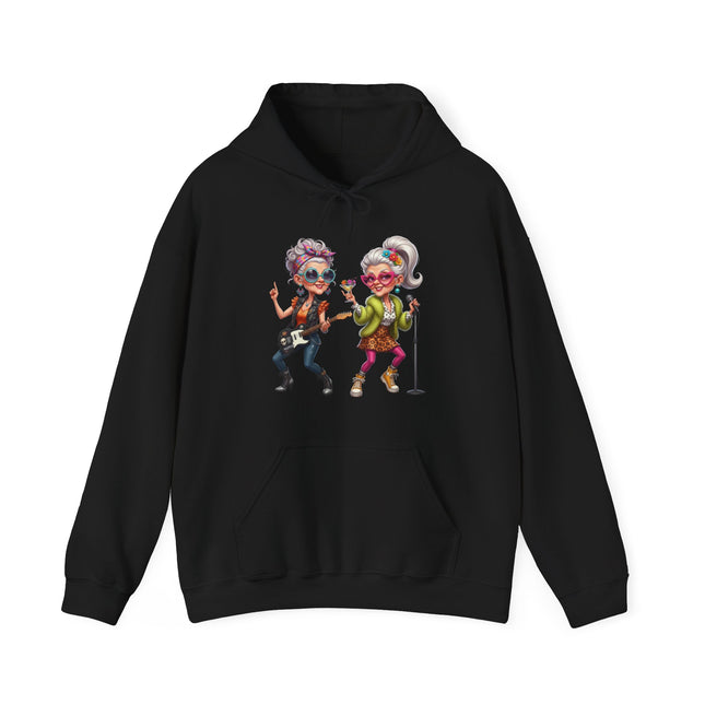 Grandma Rockers Hoodie — Funny Dancing Senior Ladies Graphic Sweatshirt